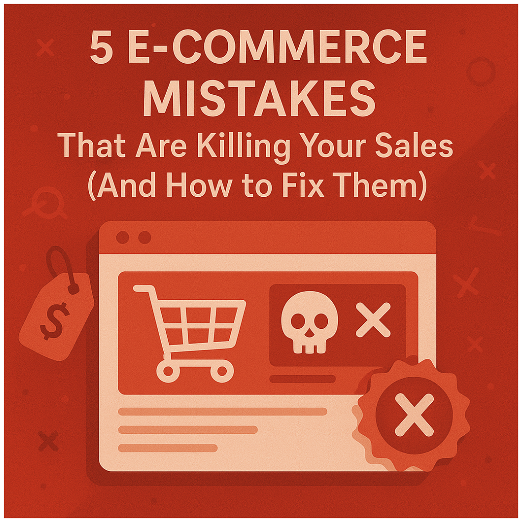 5 E-Commerce Mistakes That Are Killing Your Sales (And How to Fix Them)