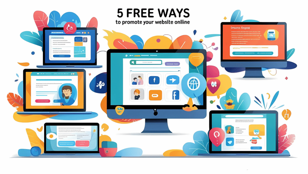 5 Free Ways to Promote Your Website Online – Tryangle Tech