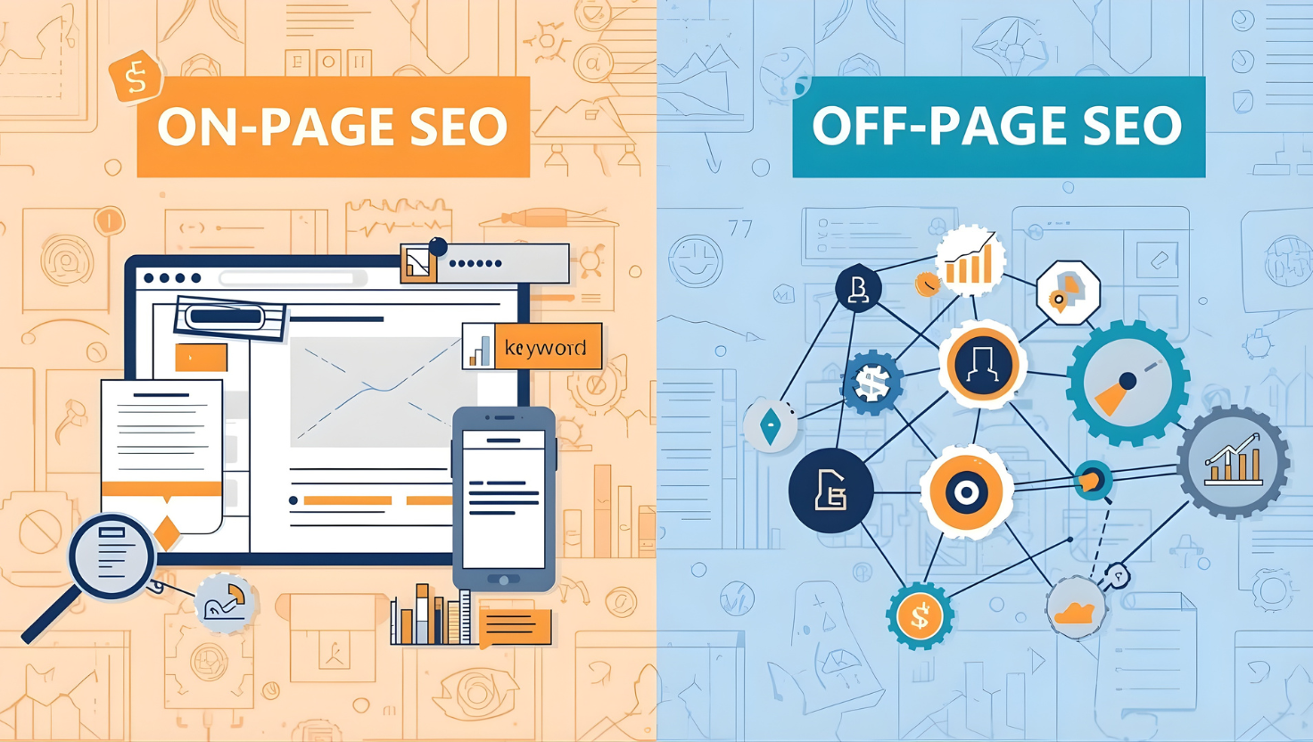 ON PAGE SEO vs OFF PAGE SEO