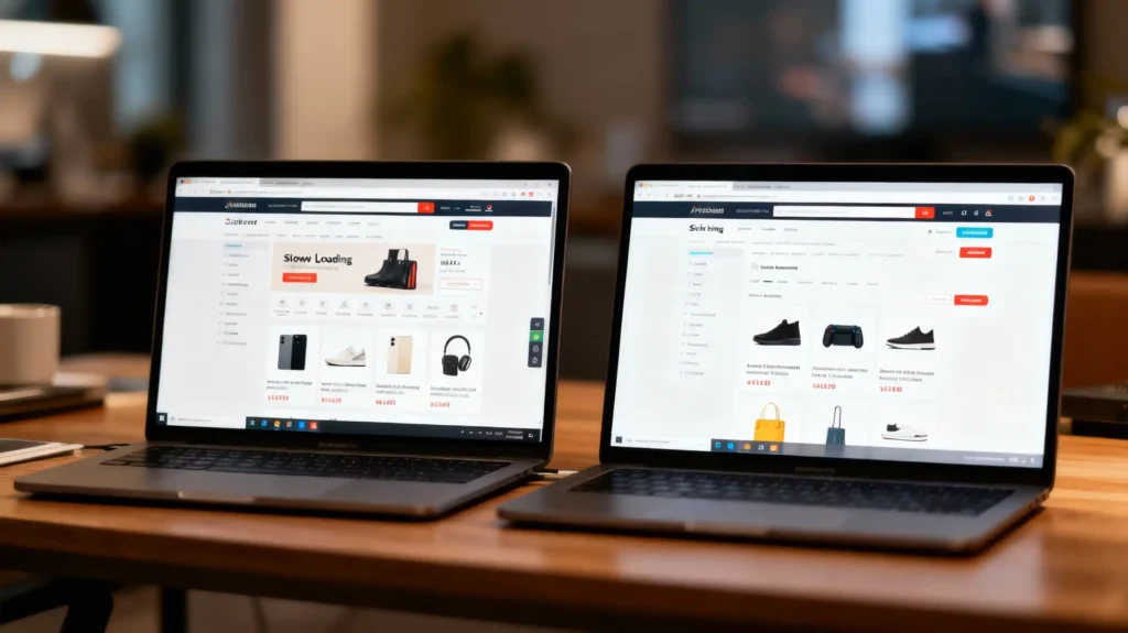 slow ecommerce website mistakes affecting sales